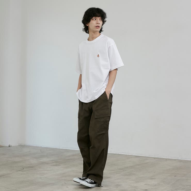 USAコットンベア刺繍Tシャツ | coen【men】 | 詳細画像25 