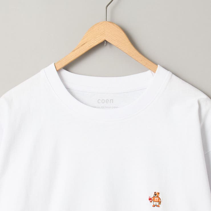 USAコットンベア刺繍Tシャツ | coen【men】 | 詳細画像37 