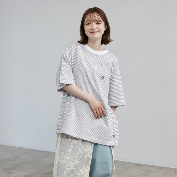 USAコットンベア刺繍Tシャツ | coen【men】 | 詳細画像9 