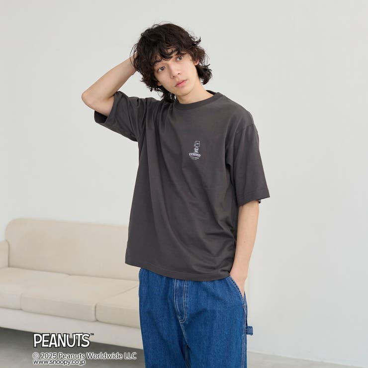 PEANUTS(ピーナッツ)×coen ワンポイント刺繍Tシャツ | coen【men】 | 詳細画像10 