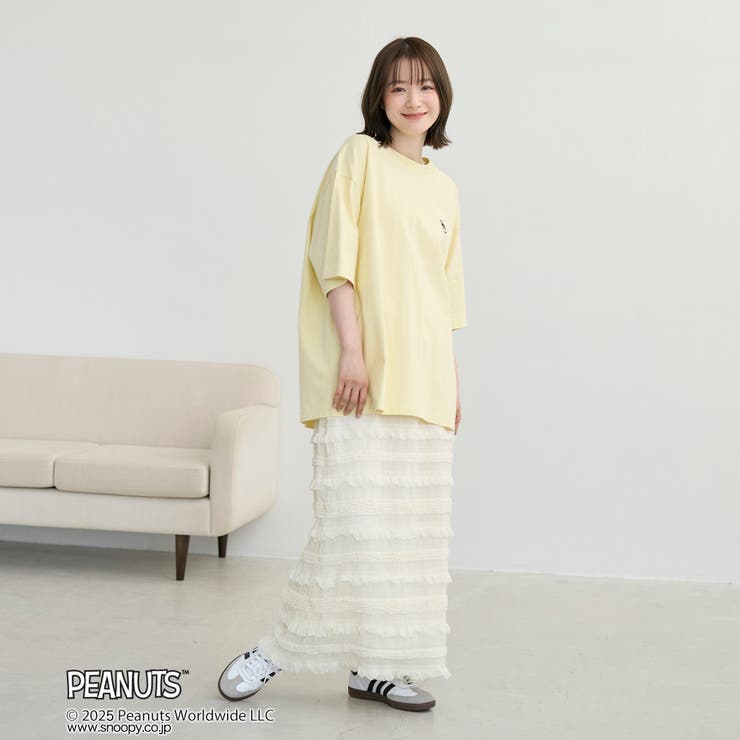 PEANUTS(ピーナッツ)×coen ワンポイント刺繍Tシャツ | coen【men】 | 詳細画像13 