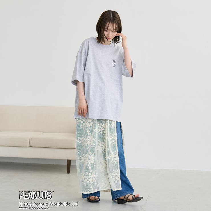 PEANUTS(ピーナッツ)×coen ワンポイント刺繍Tシャツ | coen【men】 | 詳細画像19 