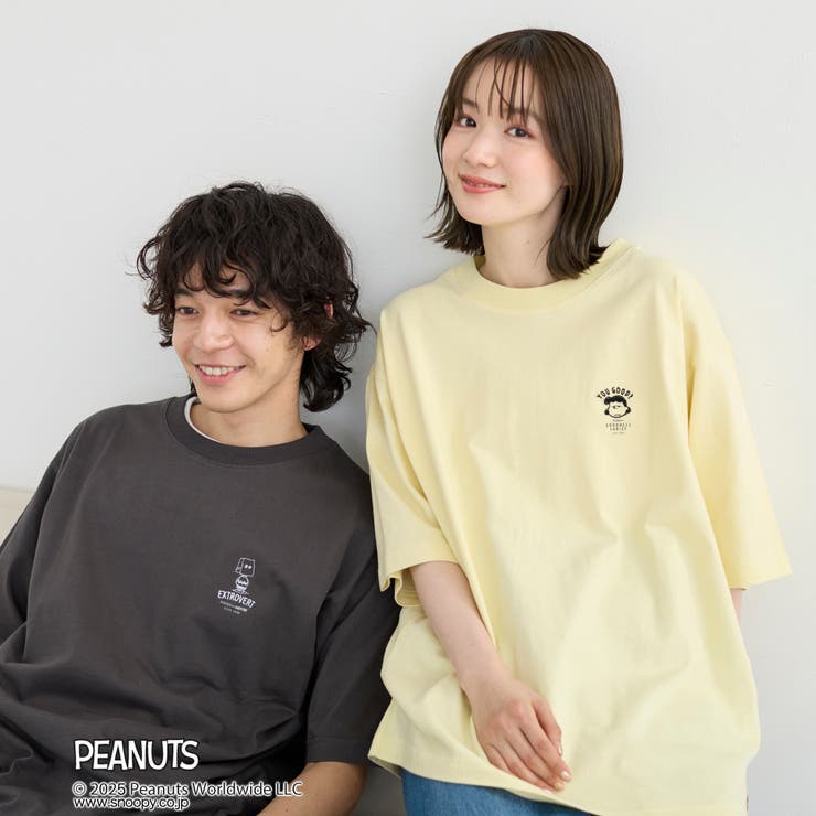 PEANUTS(ピーナッツ)×coen ワンポイント刺繍Tシャツ | coen【men】 | 詳細画像2 