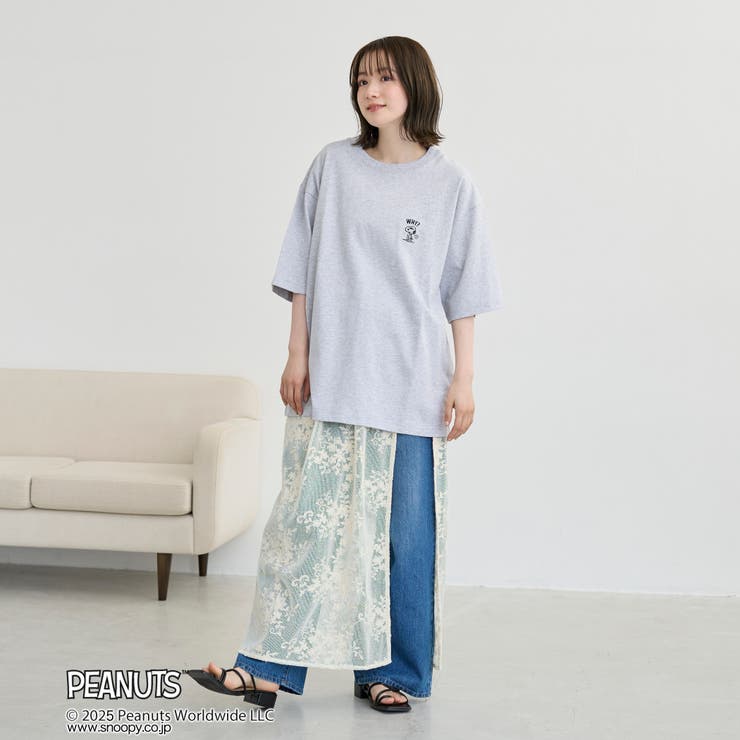 PEANUTS(ピーナッツ)×coen ワンポイント刺繍Tシャツ | coen【men】 | 詳細画像21 