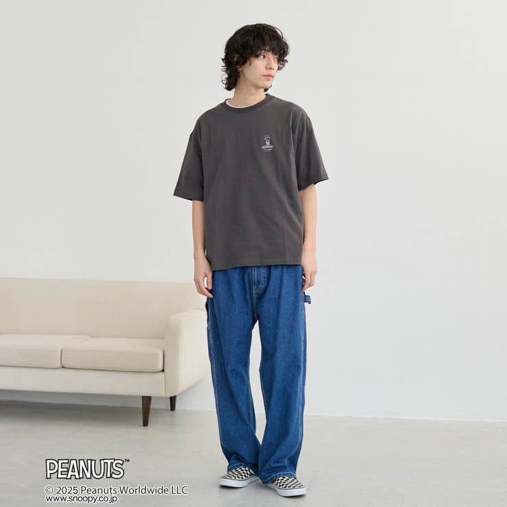 PEANUTS(ピーナッツ)×coen ワンポイント刺繍Tシャツ | coen【men】 | 詳細画像7 