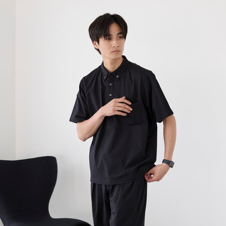 極楽DRYストレッチポロシャツ 吸水速乾機能付き | coen【men】 | 詳細画像2 