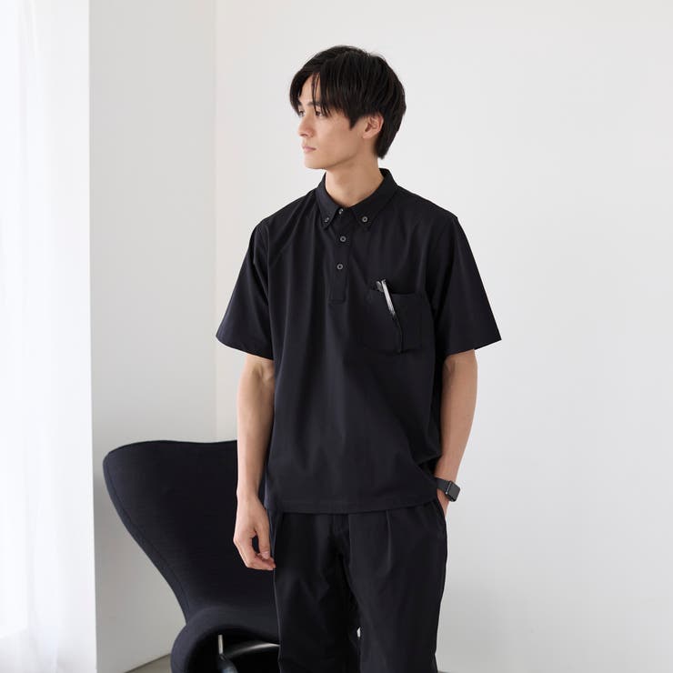 極楽DRYストレッチポロシャツ 吸水速乾機能付き | coen【men】 | 詳細画像4 