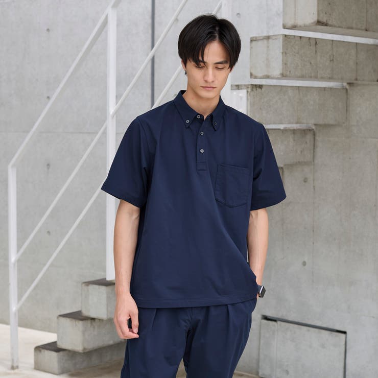 極楽DRYストレッチポロシャツ 吸水速乾機能付き | coen【men】 | 詳細画像6 