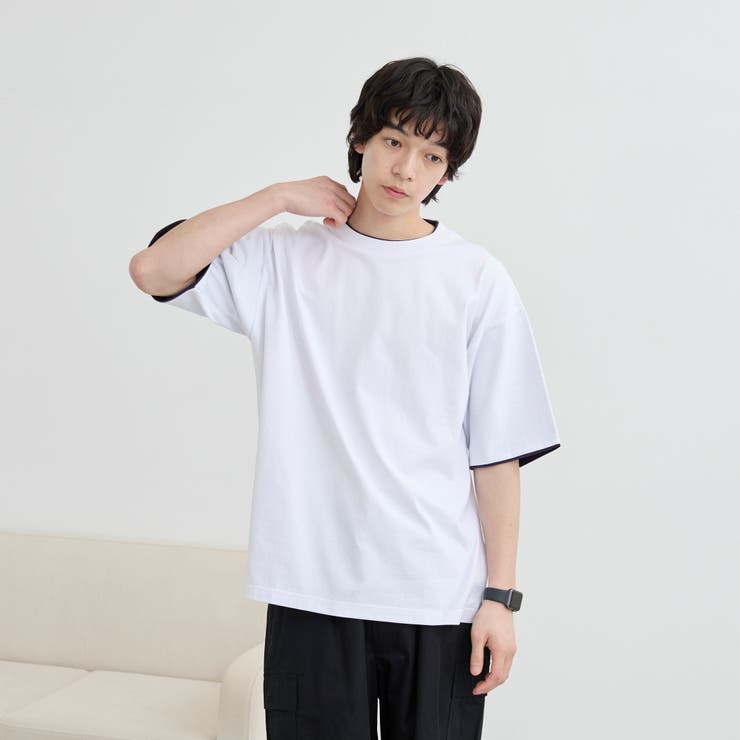 USAコットンレイヤードライクTシャツ | coen【men】 | 詳細画像6 