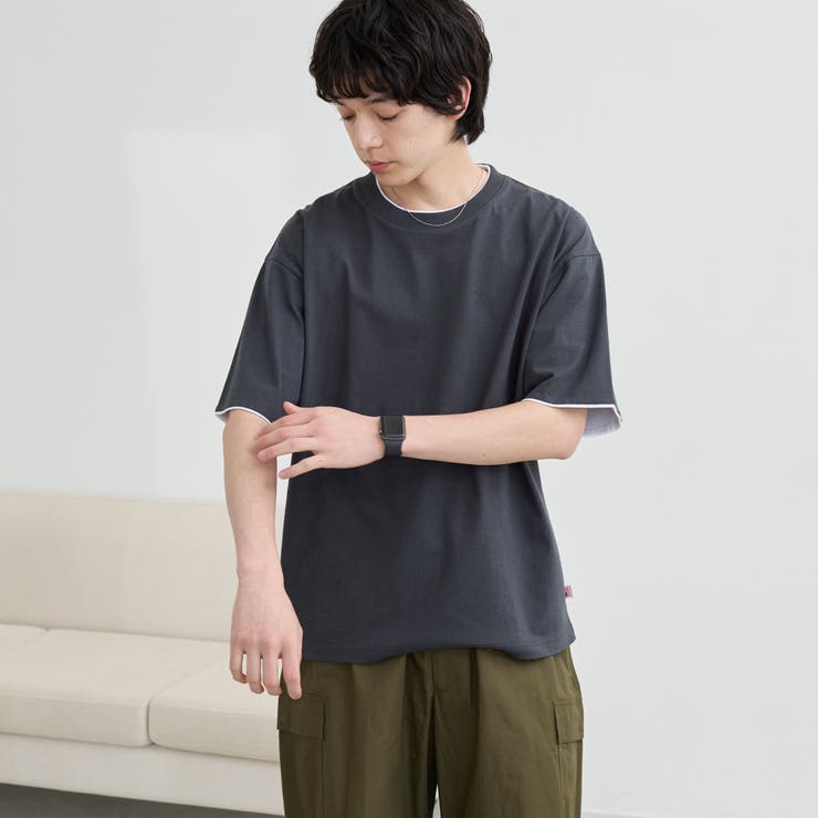 USAコットンレイヤードライクTシャツ | coen【men】 | 詳細画像7 