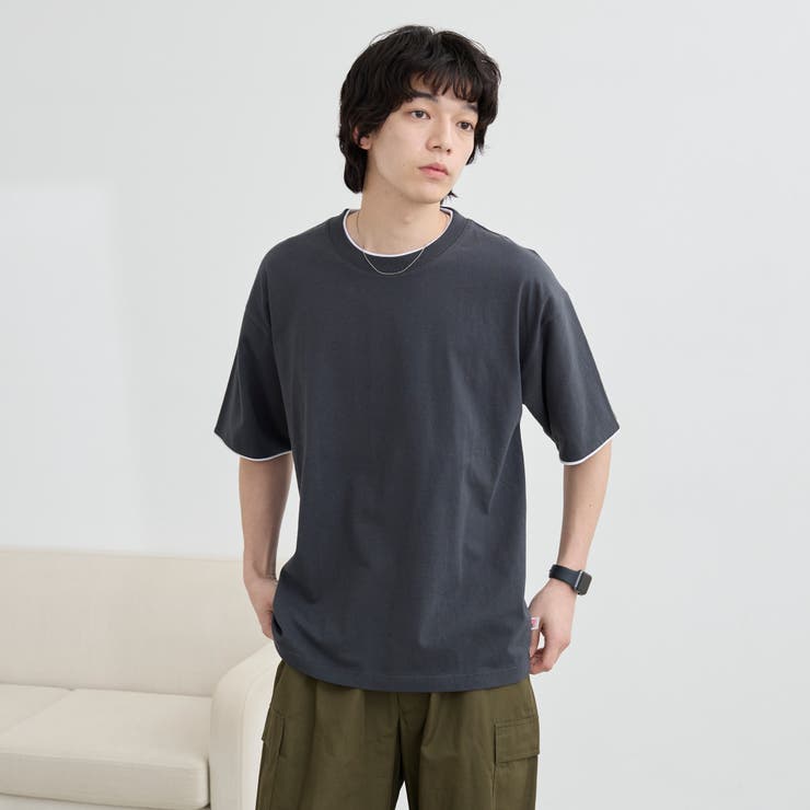 USAコットンレイヤードライクTシャツ | coen【men】 | 詳細画像9 