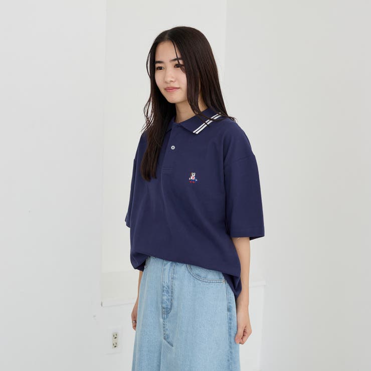 ワンポイントベア刺繍カノコポロシャツ | coen【men】 | 詳細画像15 