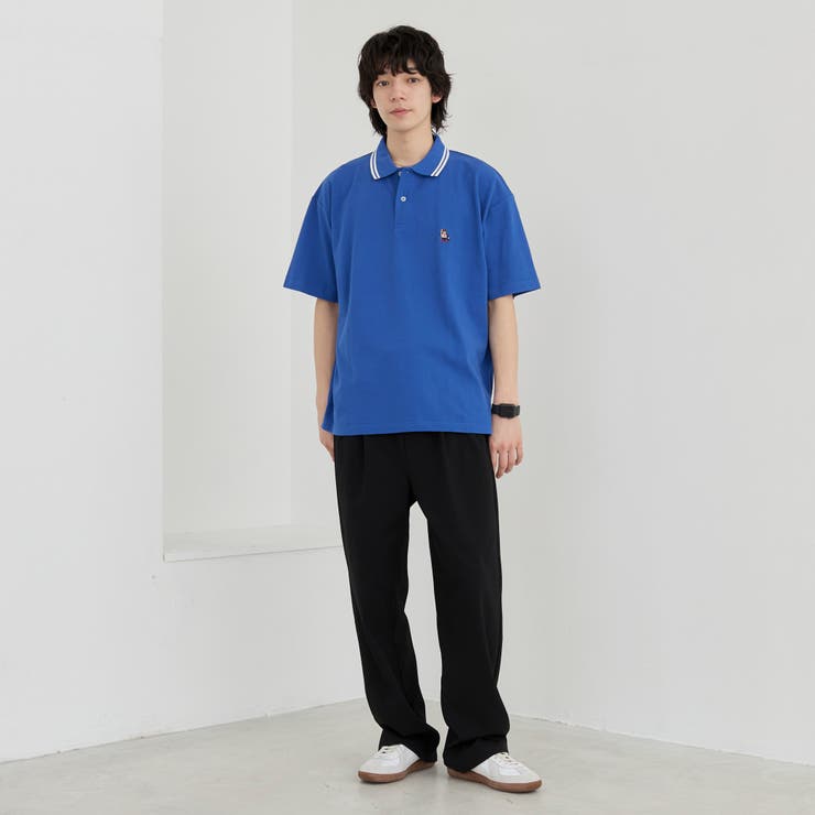 ワンポイントベア刺繍カノコポロシャツ | coen【men】 | 詳細画像23 