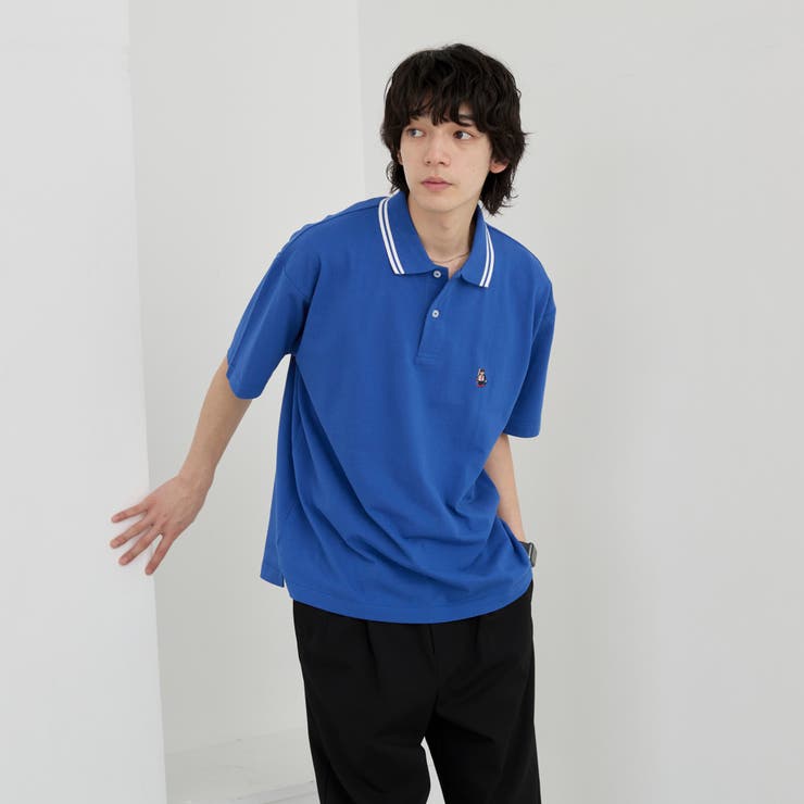 ワンポイントベア刺繍カノコポロシャツ | coen【men】 | 詳細画像26 