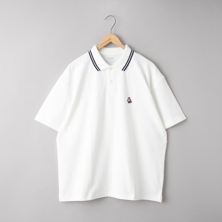 ワンポイントベア刺繍カノコポロシャツ | coen【men】 | 詳細画像27 