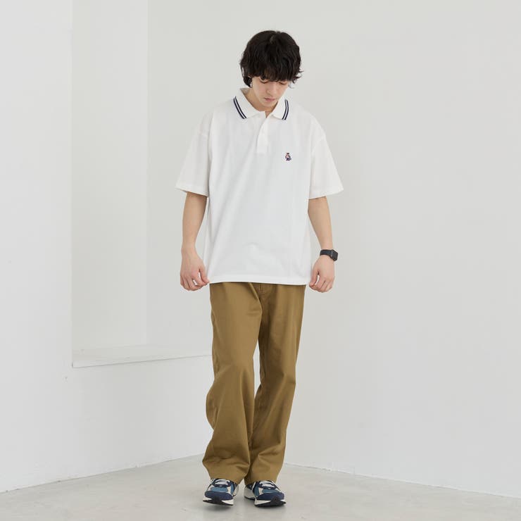 ワンポイントベア刺繍カノコポロシャツ | coen【men】 | 詳細画像8 