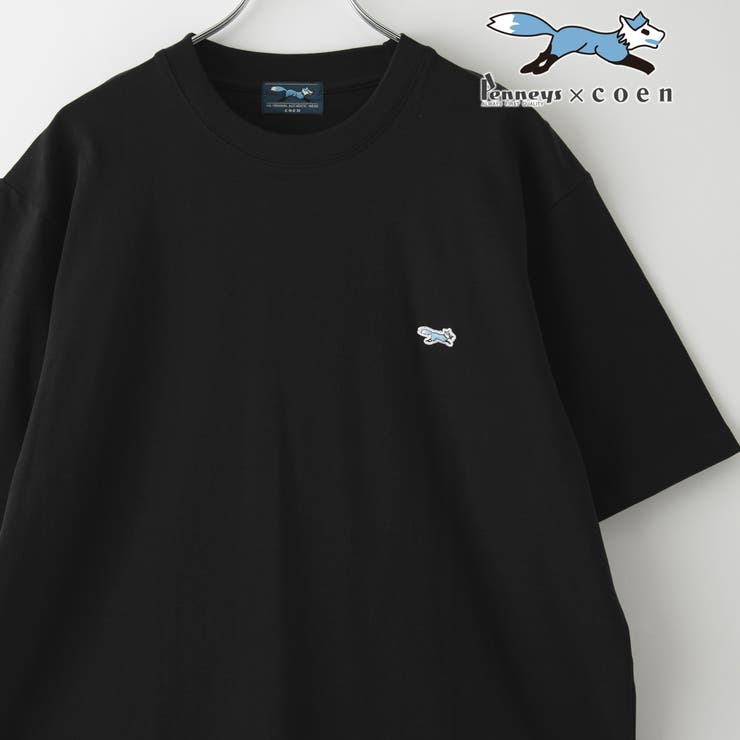 BLACK | Penneys（ぺニーズ）別注ワンポイントクルーネックTシャツ | coen【men】