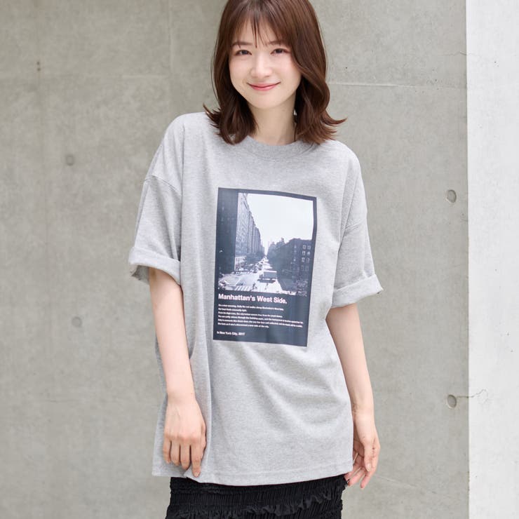 MD.GRAY | Sarry CatフォトプリントTシャツ | coen【men】