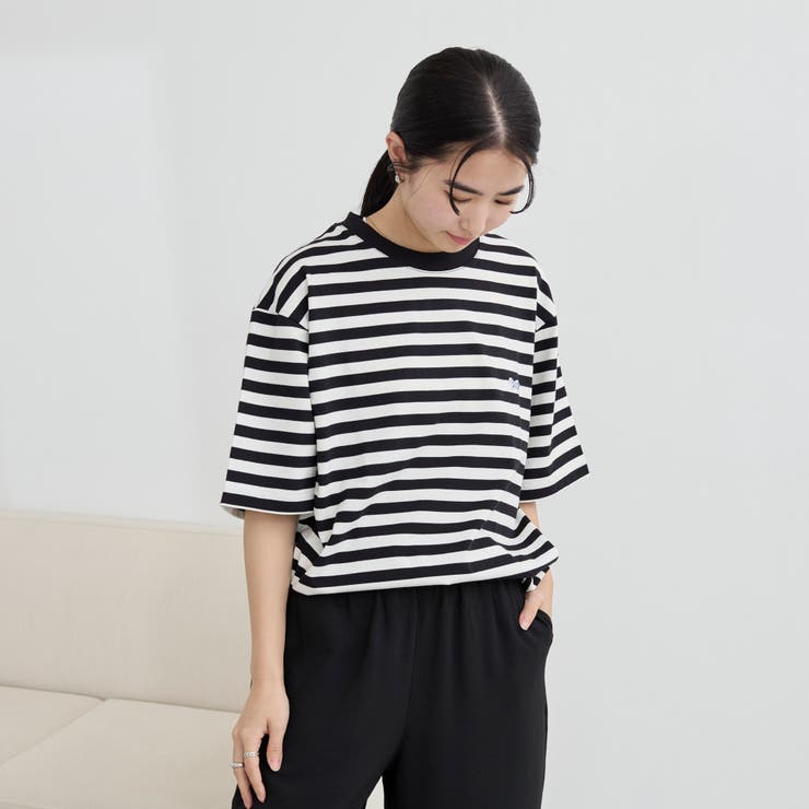 Penneys（ぺニーズ）別注ワンポイントボーダーTシャツ | coen【men】 | 詳細画像4 