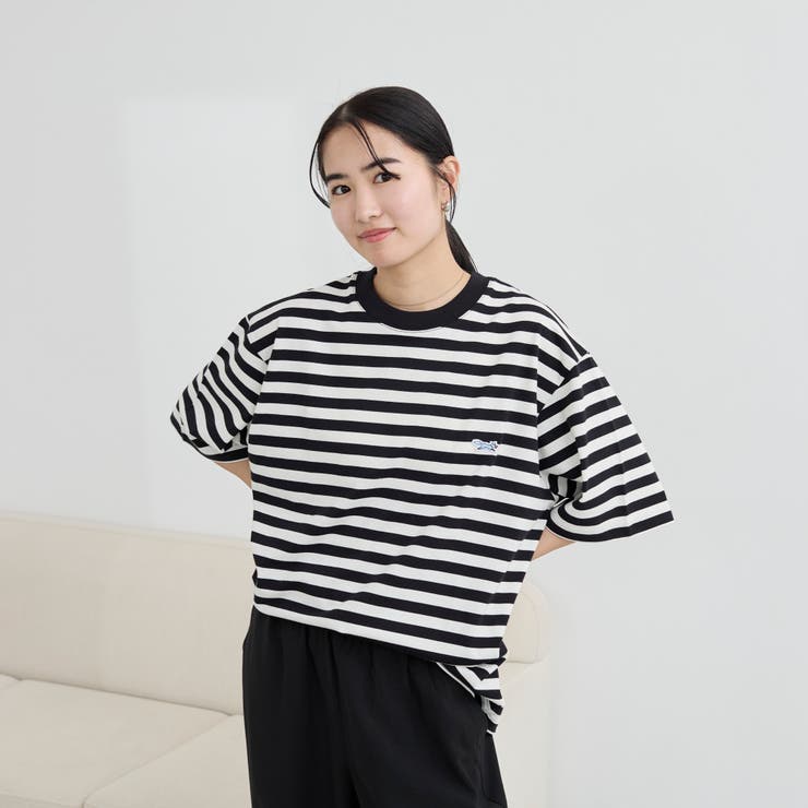 Penneys（ぺニーズ）別注ワンポイントボーダーTシャツ | coen【men】 | 詳細画像6 