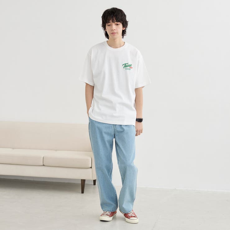 USAコットンフードプリントTシャツ | coen【men】 | 詳細画像5 
