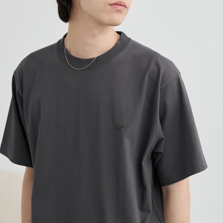 【WELLTECT】ロゴ刺繍Tシャツ ー吸水速乾、接触冷感、UVカット、遮熱ー | coen【men】 | 詳細画像12 
