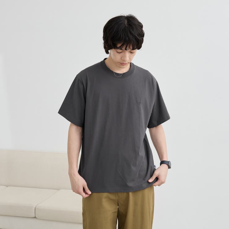 【WELLTECT】ロゴ刺繍Tシャツ ー吸水速乾、接触冷感、UVカット、遮熱ー | coen【men】 | 詳細画像16 