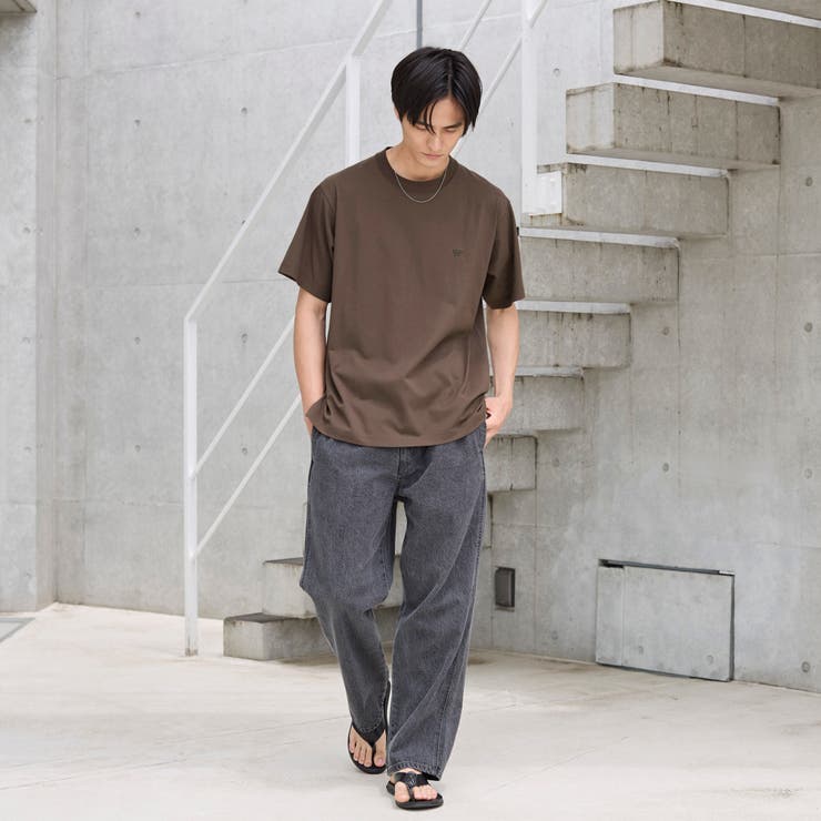 【WELLTECT】ロゴ刺繍Tシャツ ー吸水速乾、接触冷感、UVカット、遮熱ー | coen【men】 | 詳細画像25 