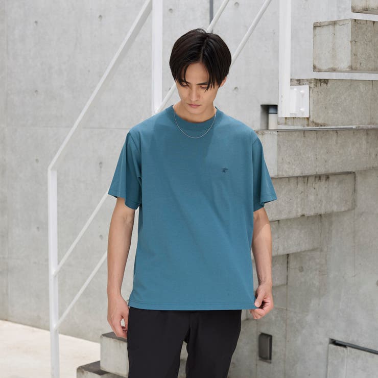 【WELLTECT】ロゴ刺繍Tシャツ ー吸水速乾、接触冷感、UVカット、遮熱ー | coen【men】 | 詳細画像28 