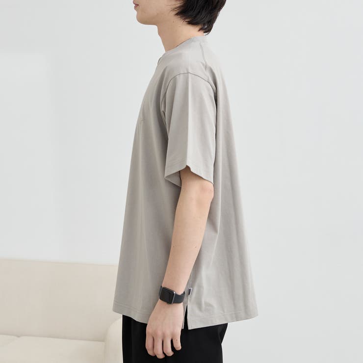 【WELLTECT】ロゴ刺繍Tシャツ ー吸水速乾、接触冷感、UVカット、遮熱ー | coen【men】 | 詳細画像31 