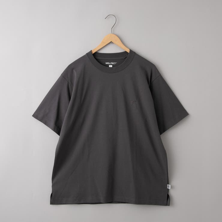 【WELLTECT】ロゴ刺繍Tシャツ ー吸水速乾、接触冷感、UVカット、遮熱ー | coen【men】 | 詳細画像35 