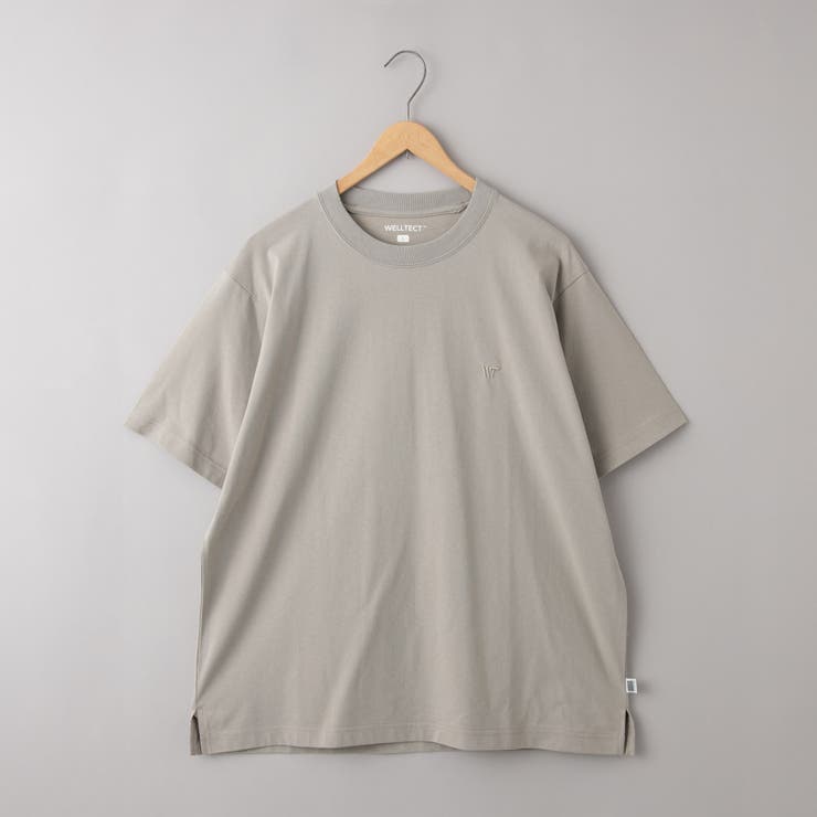 【WELLTECT】ロゴ刺繍Tシャツ ー吸水速乾、接触冷感、UVカット、遮熱ー | coen【men】 | 詳細画像36 