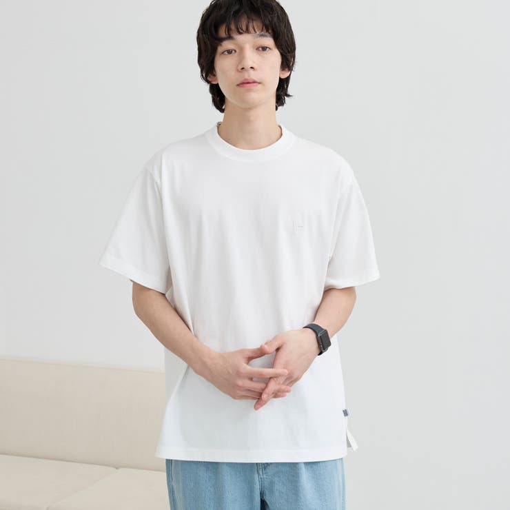 【WELLTECT】ロゴ刺繍Tシャツ ー吸水速乾、接触冷感、UVカット、遮熱ー | coen【men】 | 詳細画像5 