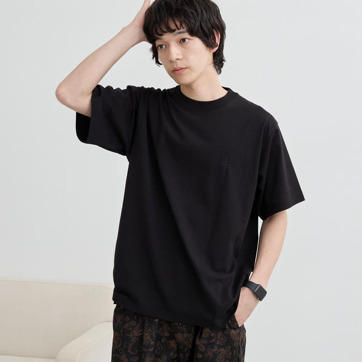 【WELLTECT】ロゴ刺繍Tシャツ ー吸水速乾、接触冷感、UVカット、遮熱ー | coen【men】 | 詳細画像8 