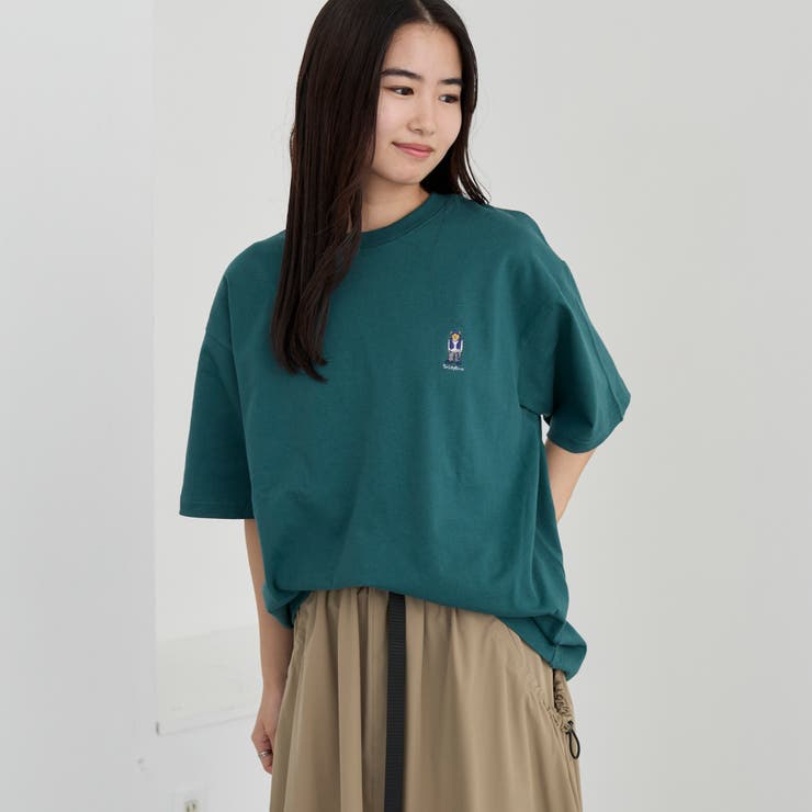 Teddy Bear（テディベア）別注ワンポイント刺繍Tシャツ | coen【men】 | 詳細画像11 