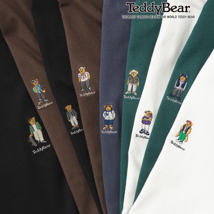 Teddy Bear（テディベア）別注ワンポイント刺繍Tシャツ | coen【men】 | 詳細画像2 
