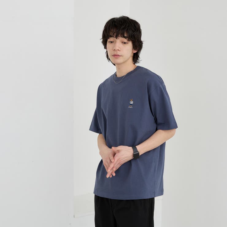 Teddy Bear（テディベア）別注ワンポイント刺繍Tシャツ | coen【men】 | 詳細画像23 