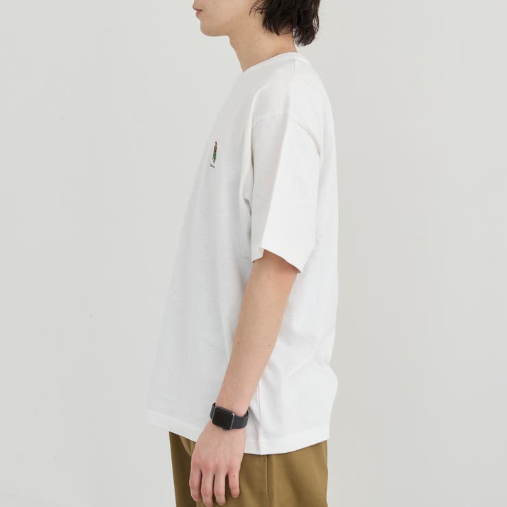 Teddy Bear（テディベア）別注ワンポイント刺繍Tシャツ | coen【men】 | 詳細画像25 