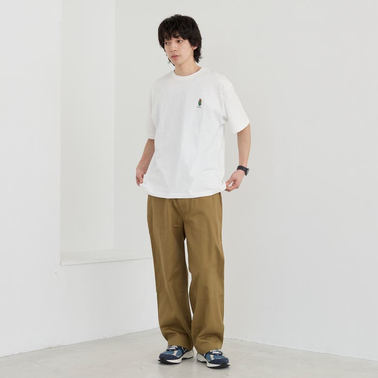 Teddy Bear（テディベア）別注ワンポイント刺繍Tシャツ | coen【men】 | 詳細画像7 