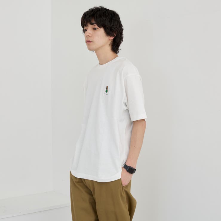 Teddy Bear（テディベア）別注ワンポイント刺繍Tシャツ | coen【men】 | 詳細画像8 