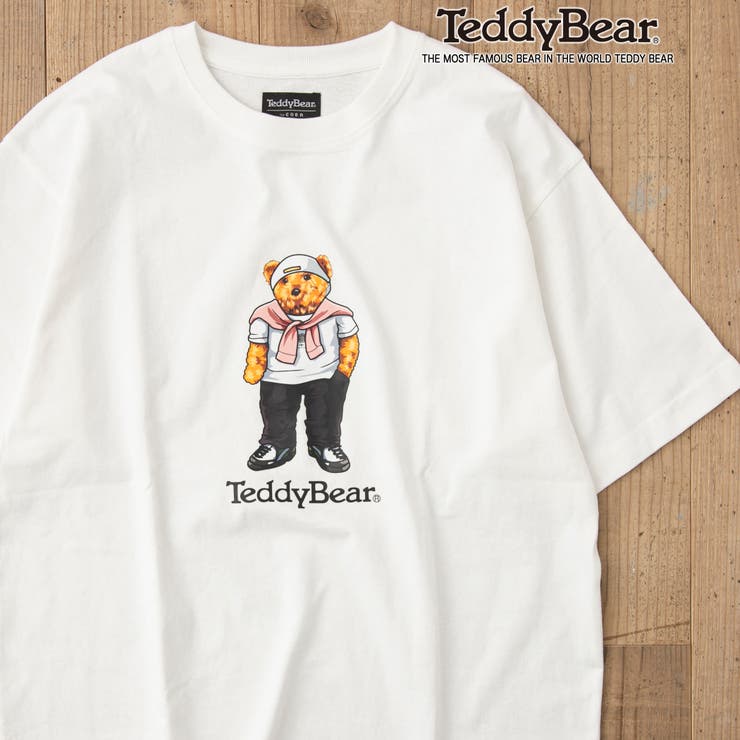 WHITE | Teddy Bear（テディベア）別注プリントTシャツ | coen【men】