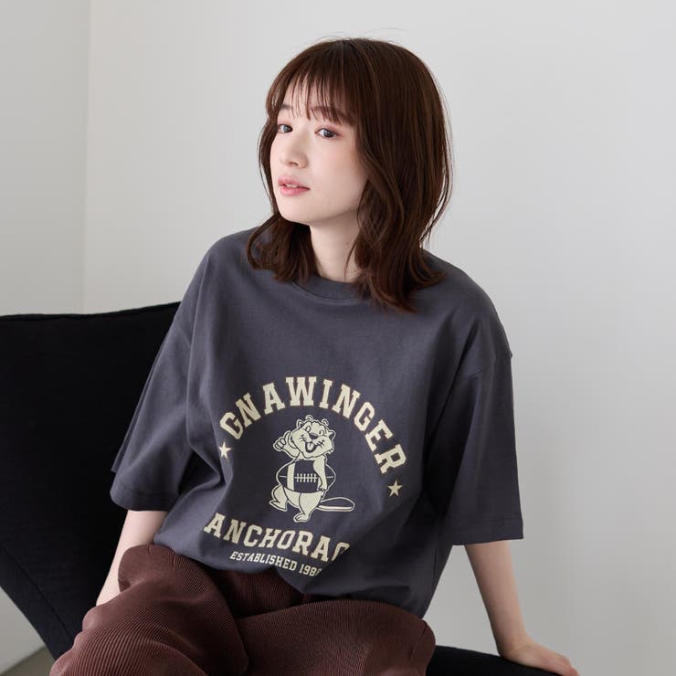 カレッジアニマルプリントTシャツ | coen【men】 | 詳細画像16 