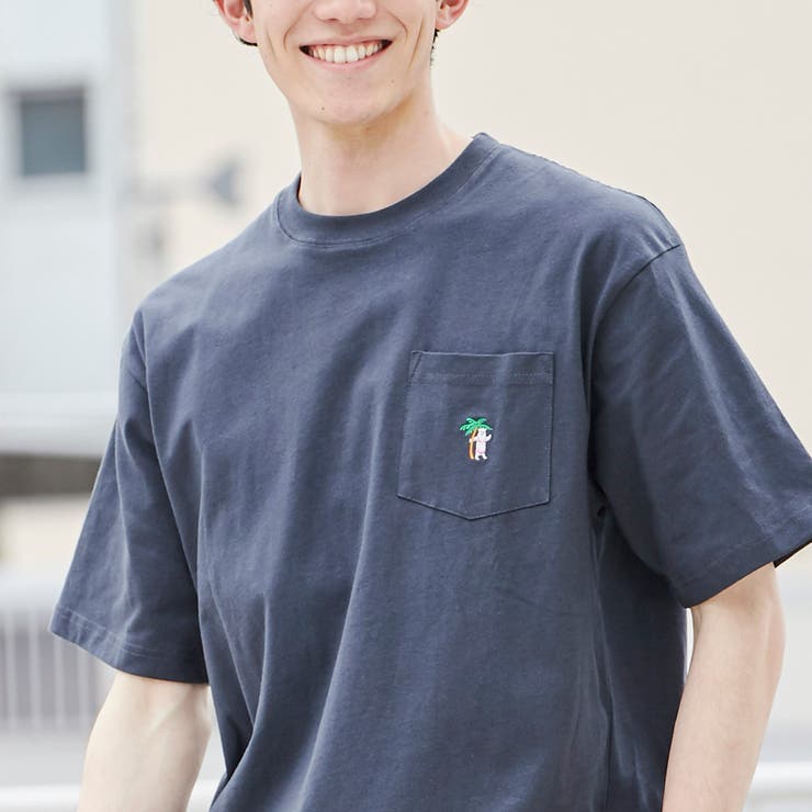 サマーベアワンポイント刺繍Tシャツ（WEB限定カラー）[品番