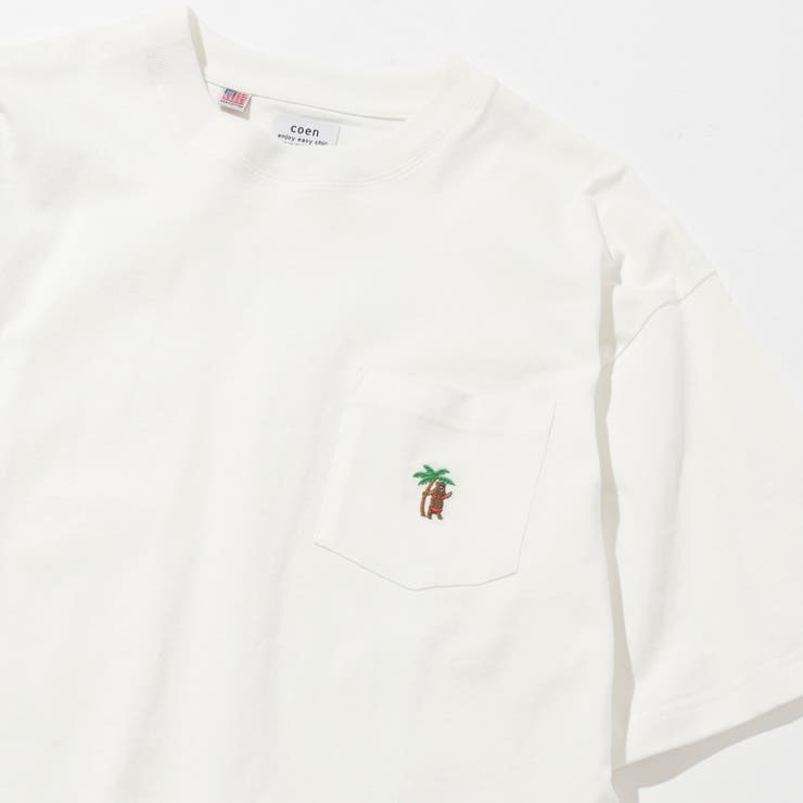 サマーベアワンポイント刺繍Tシャツ（WEB限定カラー）[品番