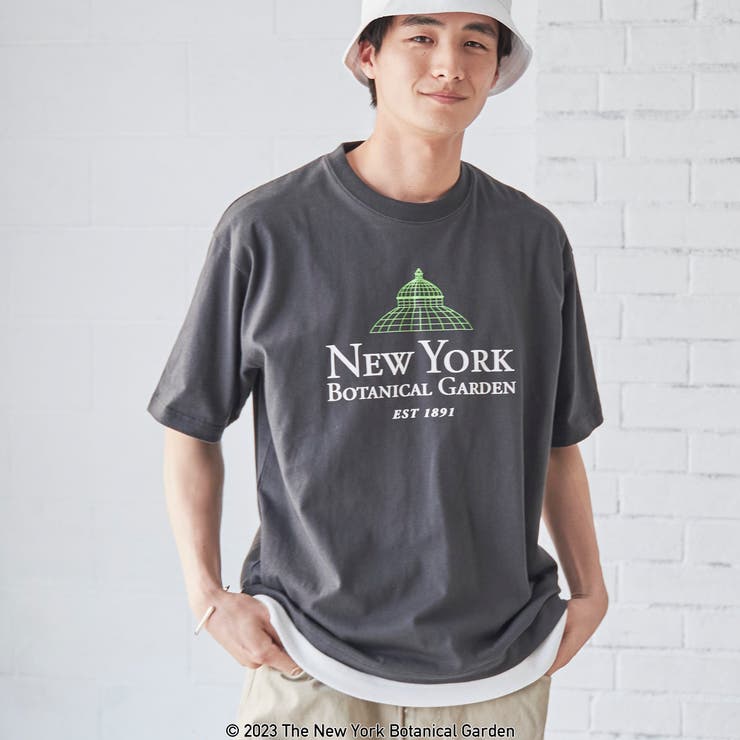 NY BotanicalGardenプリントTシャツ[品番：COEW0004503]｜coen【men