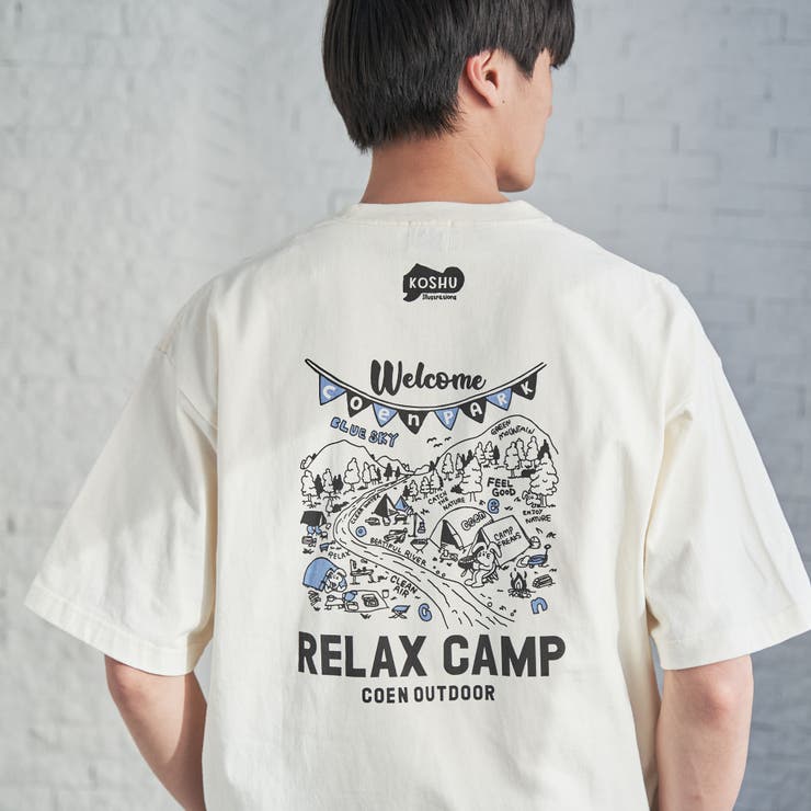 KOSHU×COENコラボ アウトドアモチーフTシャツ[品番：COEW0004384