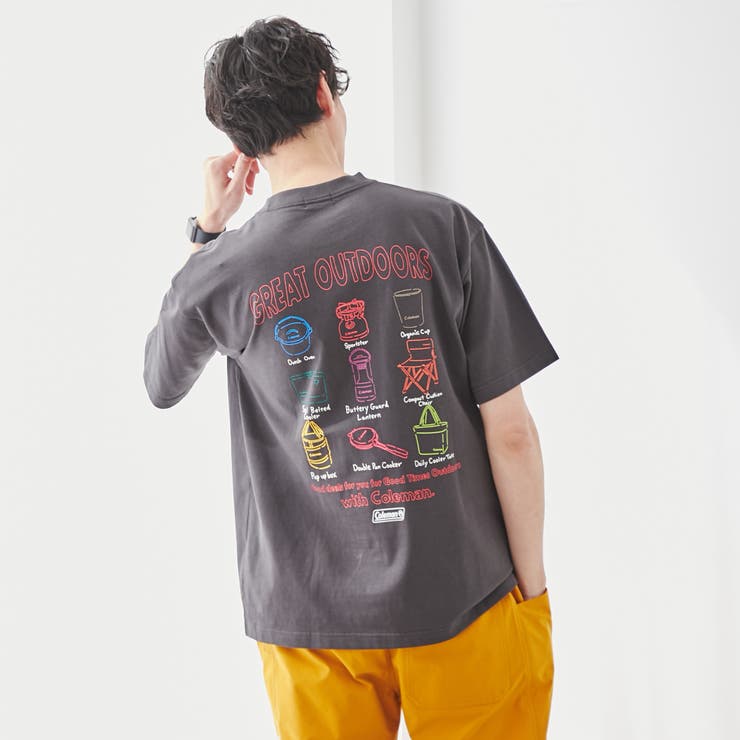 Coleman（コールマン）別注キャンプモチーフプリントTシャツ[品番 ...