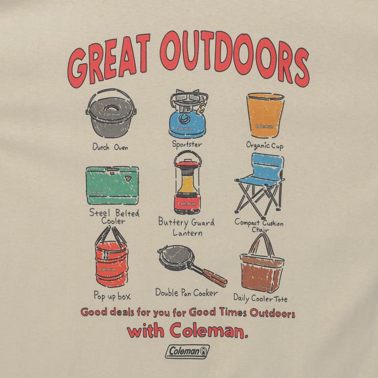 Coleman（コールマン）別注キャンプモチーフプリントTシャツ | coen【men】 | 詳細画像42 
