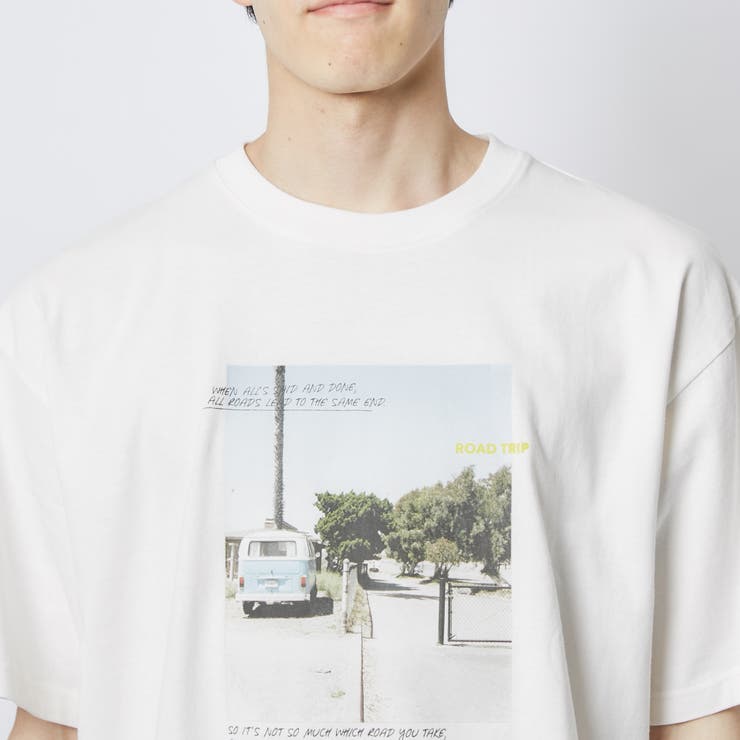 WHITE】フォトプリントTシャツ[品番：COEW0004331]｜coen【men