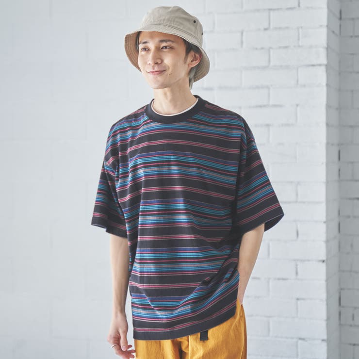 マルチカラーボーダーTシャツ[品番：COEW0004417]｜coen【men】（コーエン）のメンズファッション通販｜SHOPLIST（ショップリスト）